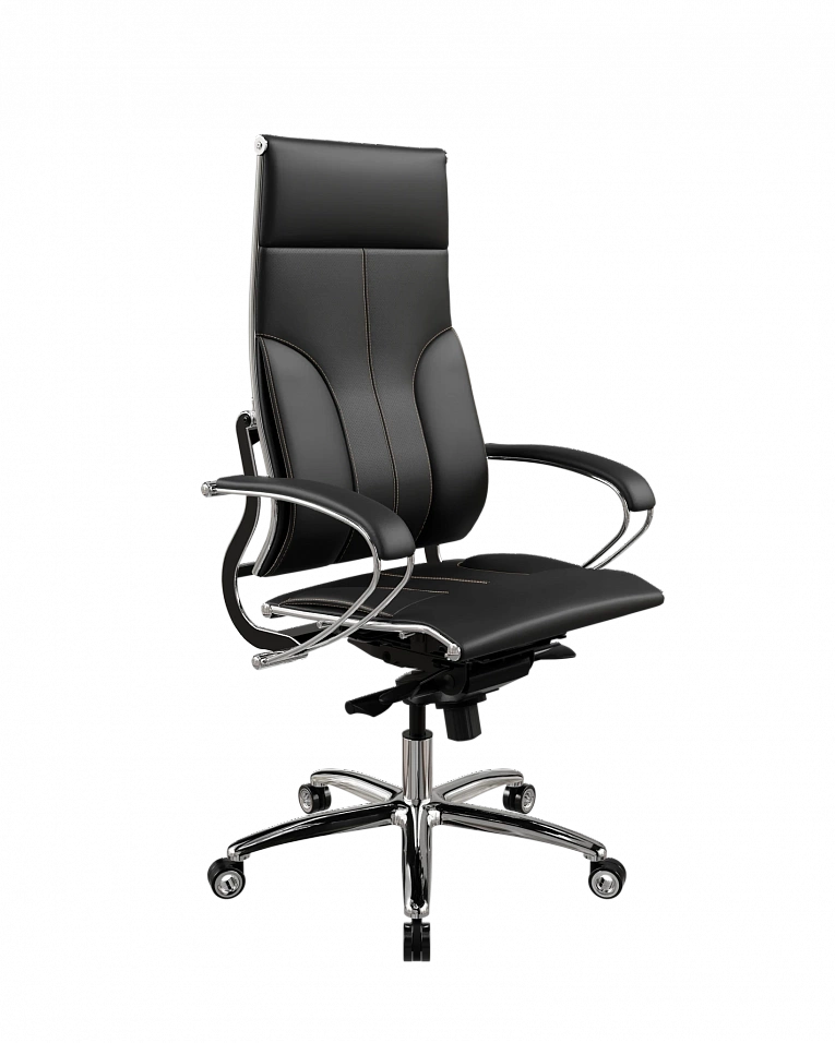 Кресло руководителя Метта МЕТТА М L1-10K - Infinity /Kc06/Nc06/K2cL(M06.B34.G04.W04) (Черный (бежевая строчка))