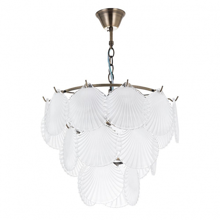 Подвесная люстра Arte Lamp VICTORIA коричневый, белый A1734LM-5AB
