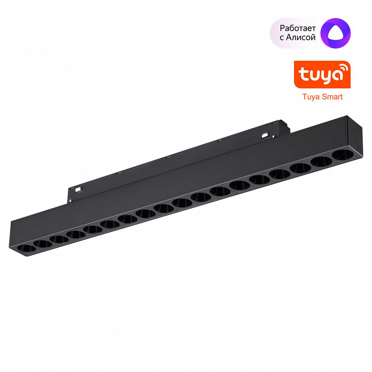 Трековый низковольт. св-к диммир. со сменой цв.температуры IP20 LED 18W 48V 3000-6000K Novotech FLUM 359635