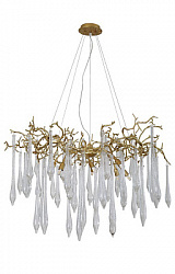 Люстра Crystal Lux REINA SP8 D1000 GOLD PEARL