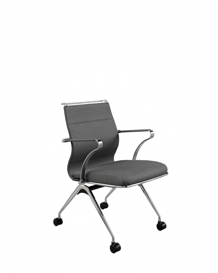 Кресло для персонала Метта ErgoLife S W M4-192K - Bahama /Ach46/Wm12/K15cF(F53.W01) (Темно-серый)