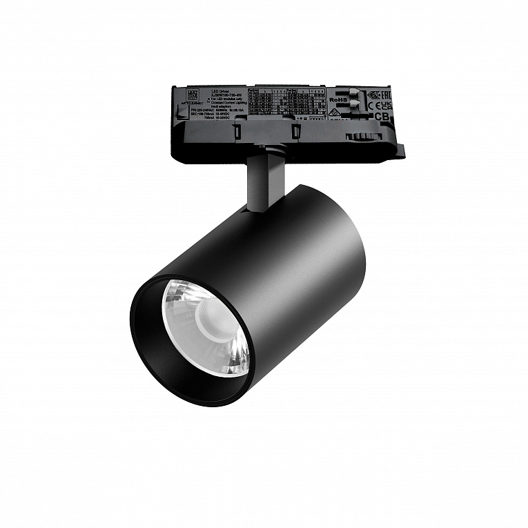 Светильник для трековой системы Quattro LED 30W 15G с адаптером Lightstar Alta Base A5337QT15G