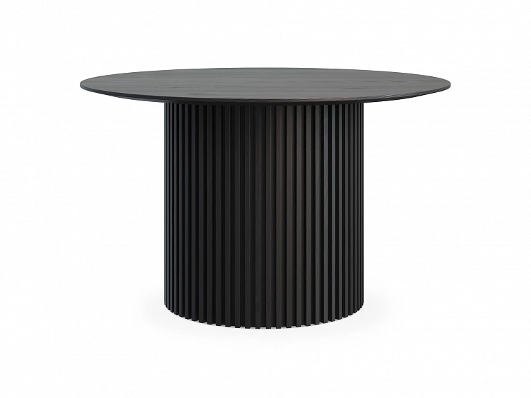 Стол журнальный OgogoHome Mono Stripe D70/D38/H42 черный 943414