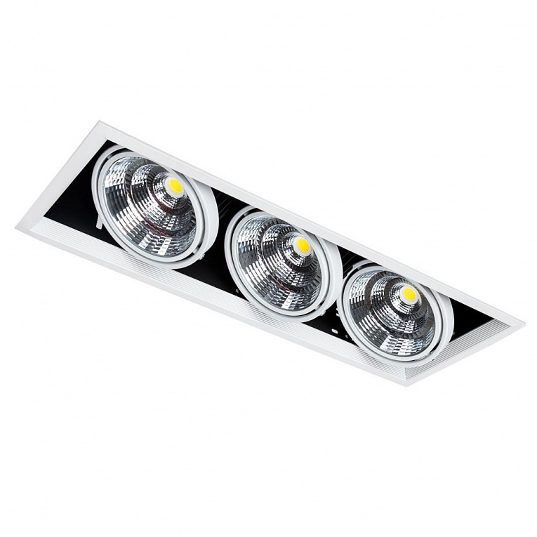 Точечный встраиваемый светильник Arte Lamp MERGA A8450PL-3WH