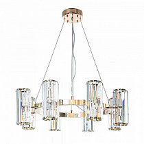 Подвесная люстра Arte Lamp SANTORINI золото, прозрачный A1049SP-16GO
