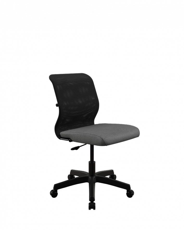 Кресло для персонала Метта ErgoLife S 8 M4-9 - X2+Bahama /Uh00/Wh12(M01.B02.G41.W01) (Черный/Темно-серый)