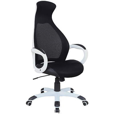 Кресло руководителя BRABIX PREMIUM Genesis EX-517 Черный белый 531573