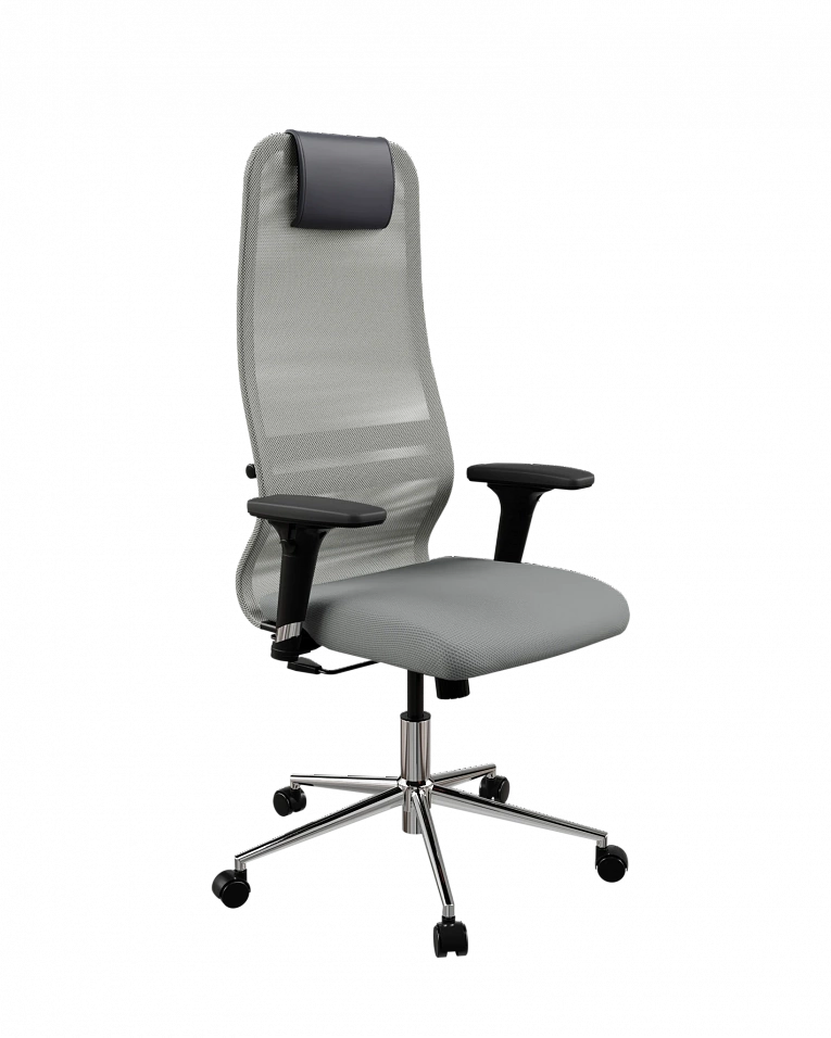 Офисное кресло Метта SU-B-8/подл.200/осн.009 (Светло-серый 3F2.D.1.2A2)
