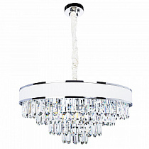 Подвесная люстра Arte Lamp DIADEM хром, белый A1002LM-8CC