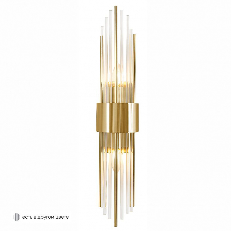Бра Crystal Lux ATENTO AP2 BRASS/TRANSPARENTE