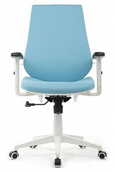 Кресло RIVA DESIGN CX1361М голубой / белый каркас