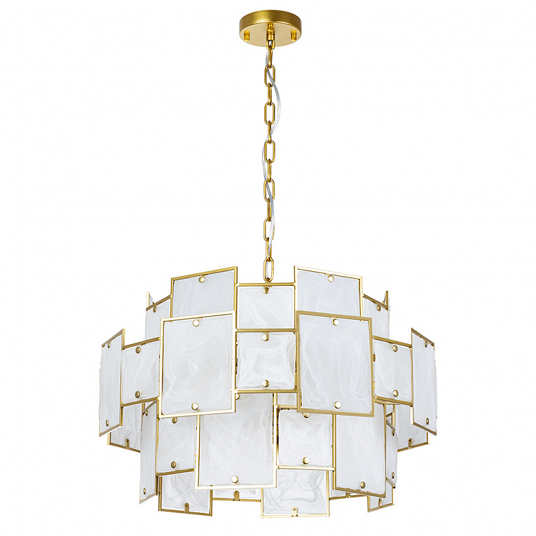 Подвесная люстра Arte Lamp THEEMIN золото, белый A4068LM-12SG