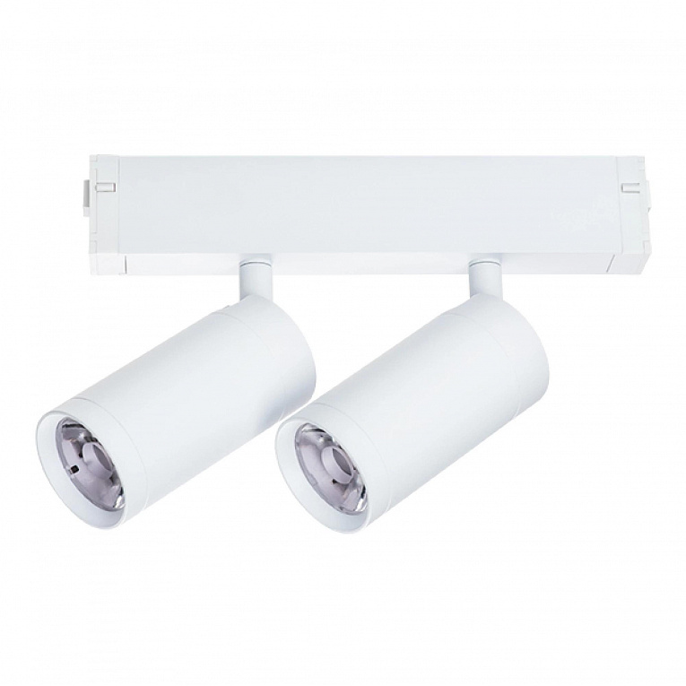 Светильник трековый SMART APP 220V 2x9W 3000-6000K 24° белый Lightstar Teta 205506