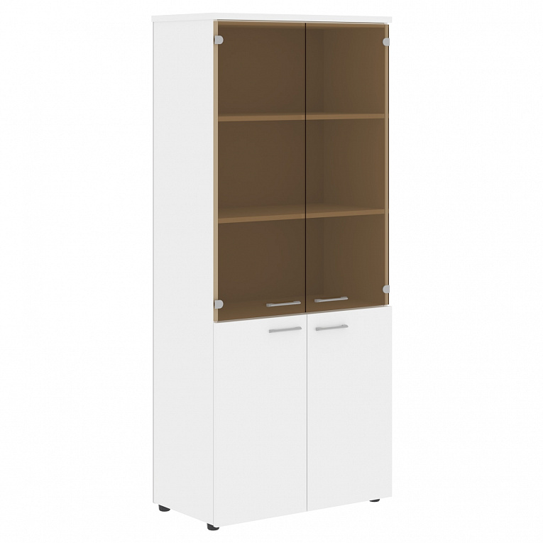 Шкаф офисный комбинированный Skyland XTEN XHC 85.2 Белый