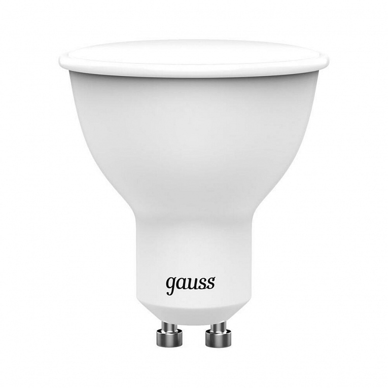 Лампа Gauss MR16 6W GU10 RGBW+димирование LED 1/10/100
