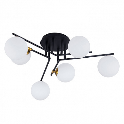 Люстра на штанге ARTE LAMP GEMINI A2243PL-6BK