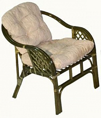 Кресло для отдыха из ротанга Маркос олива