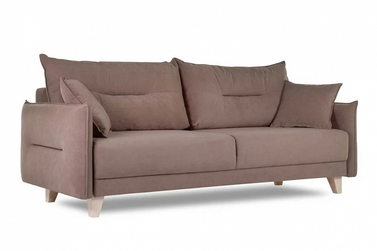 Диван Finsoffa Веллс (WELLS) велюр 225 (коричневый)