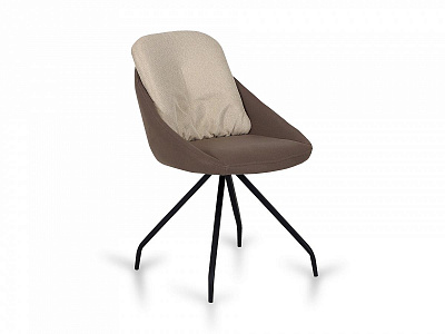 Кресло Dexter коричневое 687295