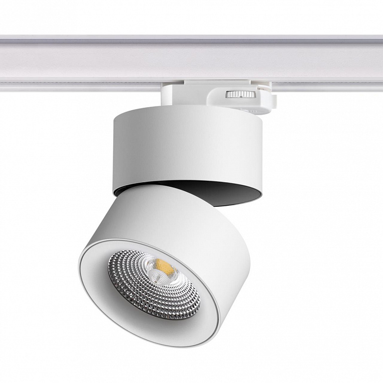 Трехфазный трековый светодиодный светильник IP20 LED 25W 4000K 2200Лм 100-265V Novotech GRODA 358788