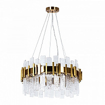 Подвесная люстра Arte Lamp ALYA коричневый, прозрачный A1053SP-10PB