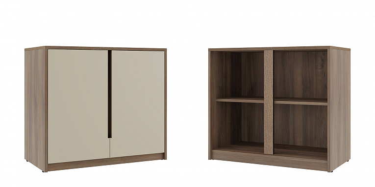 Креденция Pointex Артвуд (Artwood) ATW37940223 дуб капучино / бежевый