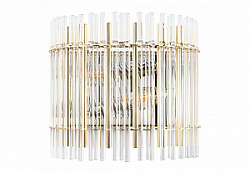 Бра Crystal Lux AURELIO AP2 GOLD+CHROME/TRANSPARENT