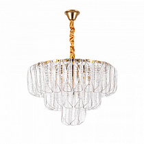 Подвесная люстра Arte Lamp EVELYN коричневый, прозрачный A4073LM-12PB