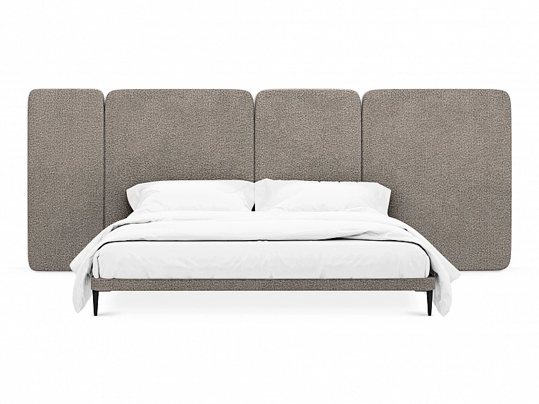 Кровать OgogoHome Licata 961621 коричневый