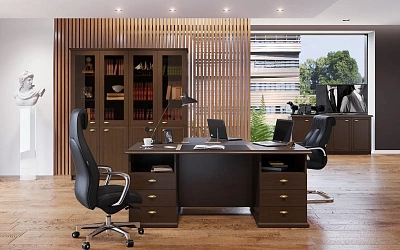 Комплект мебели для кабинета руководителя RAUT Венге Магия