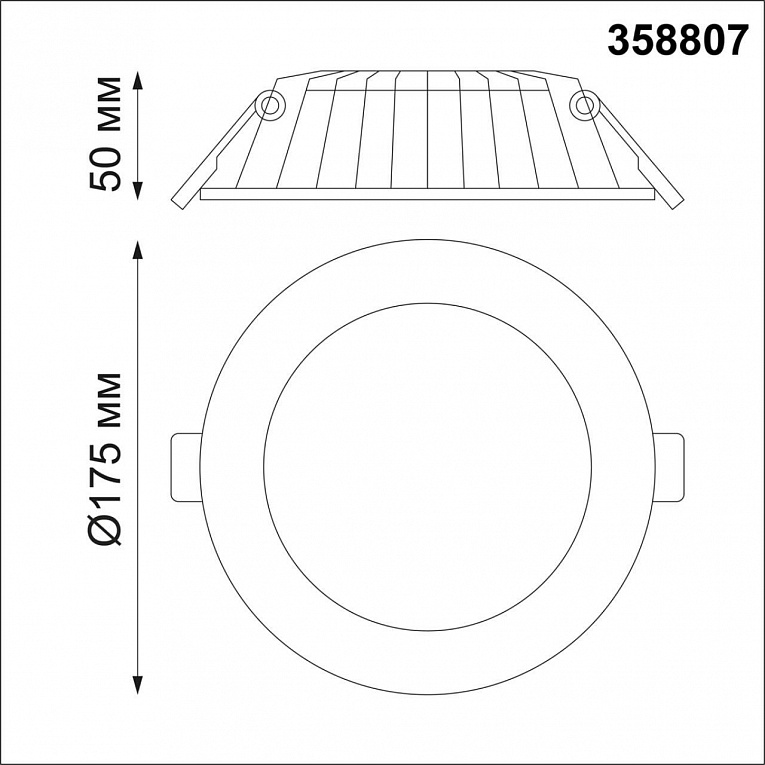 Точечный встраиваемый светильник NOVOTECH GESSO 358807