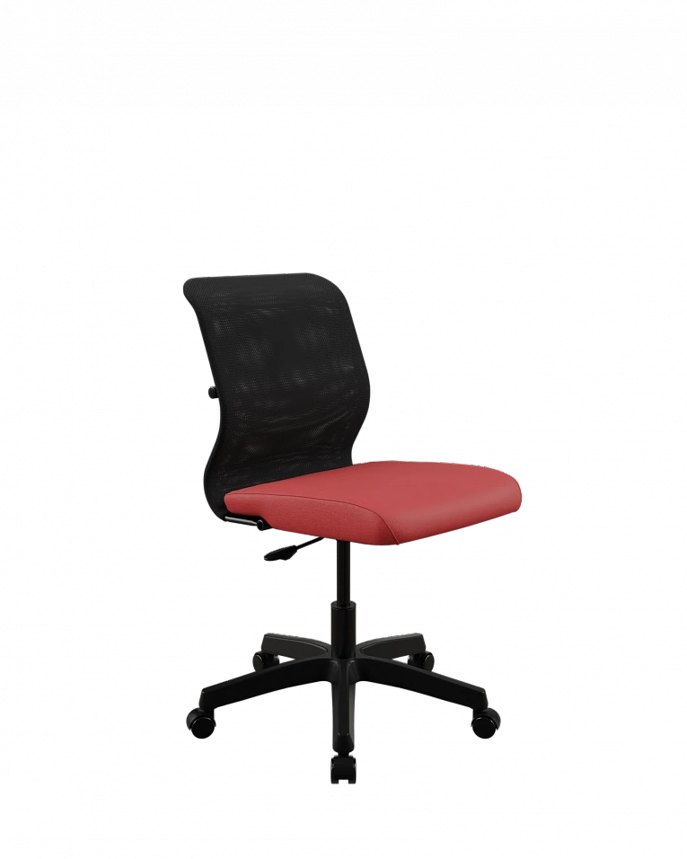 Кресло для персонала Метта ErgoLife S 8 M4-9 - X2+Bahama /Uh00/Wh12(M01.B02.G41.W01) (Черный/Красный)