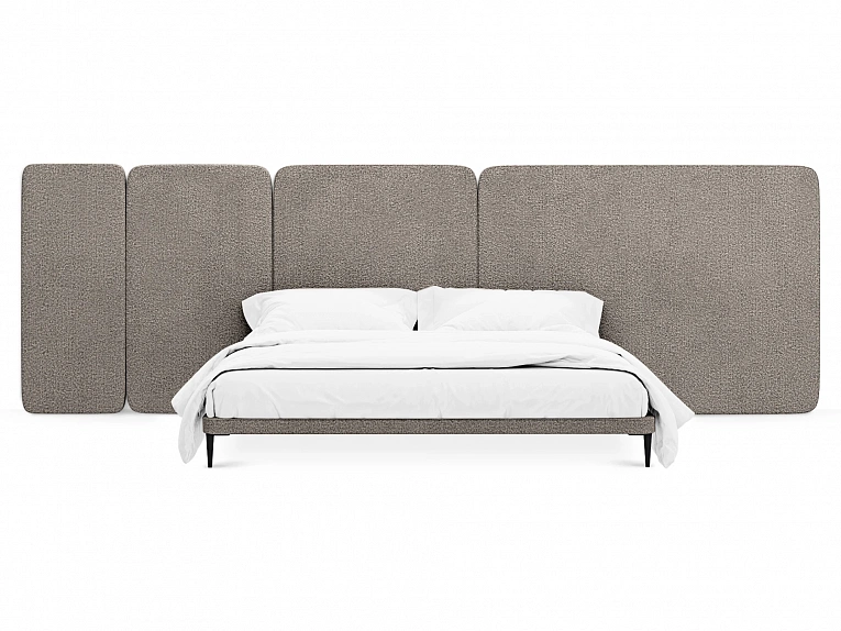 Кровать OgogoHome Licata 961620 коричневый