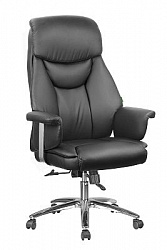Кресло руководителя Riva Chair 9501 (натуральная кожа) черный
