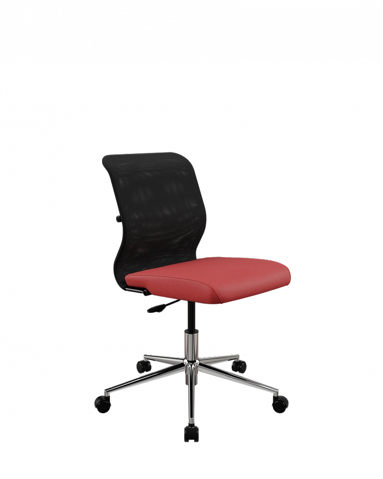 Кресло для персонала Метта ErgoLife S 8 M4-9 - X2+Bahama /Uh00/Wh12(M01.B23.G42.W01) (Черный/Красный)