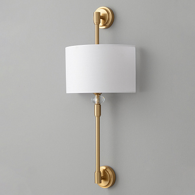 Бра Crystal Lux VINTAGE AP2 BRASS
