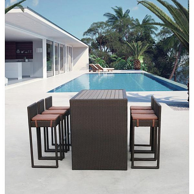 Комплект мебели из ротанга T390AD/Y390A-W63 Brown
