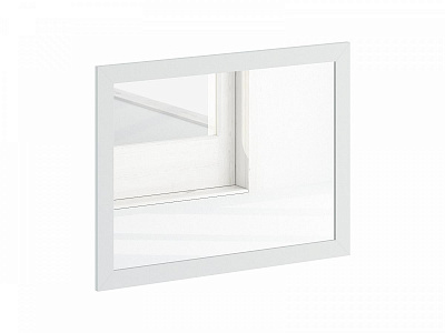 Зеркало настенное Caprio белое