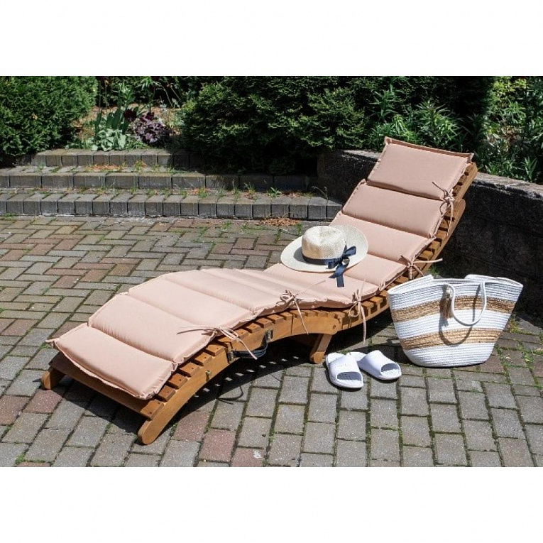 Шезлонг-лежак Afina Garden AFM-803A Beige Бежевый