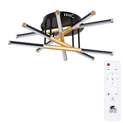 Накладная люстра ARTE LAMP FERNANDO A2199PL-5BK