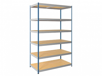 Металлический стеллаж SB 300x183x91/6 до 2100 кг