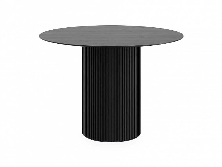 Стол обеденный OgogoHome Mono Stripe D110/D44/H75 черный 948104