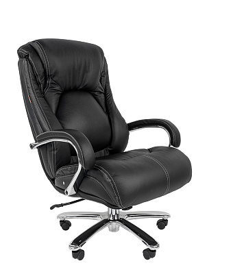 Кресло руководителя усиленное (до 250 кг) CHAIRMAN 402 черное