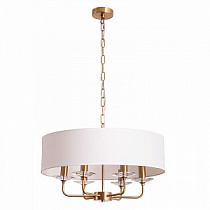 Подвесная люстра Arte Lamp Jennifer коричневый, белый A8555SP-6AB