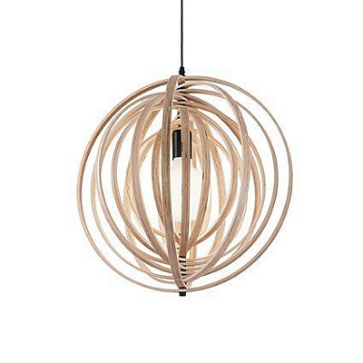 Подвесной светильник Ideal Lux DISCO SP1 LEGNO