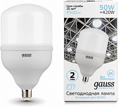 Лампа Gauss Elementary T140 50W 4500lm 6500K E27 LED 1/8