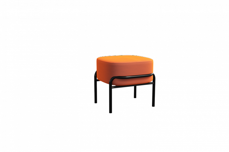 Пуф Рива Флекс FLX-4 Velvet Lux 72 / Черный