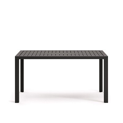 Уличный стол La Forma Culip с порошковым покрытием серого цвета 150 х 77