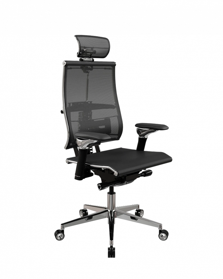 Кресло руководителя Метта Y 4DF L2-5D - YM93 /Kc00/Nc00/D06P/H13mM-3D(M26.B35.G25.W04) (Черный)