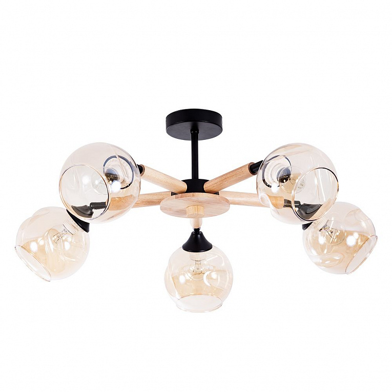 Люстра на штанге ARTE LAMP BRANSON A4370PL-5BR